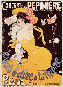 Cartaz para o Concerto de Pepiniere, 1902